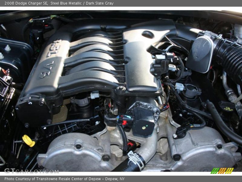 Steel Blue Metallic / Dark Slate Gray 2008 Dodge Charger SE