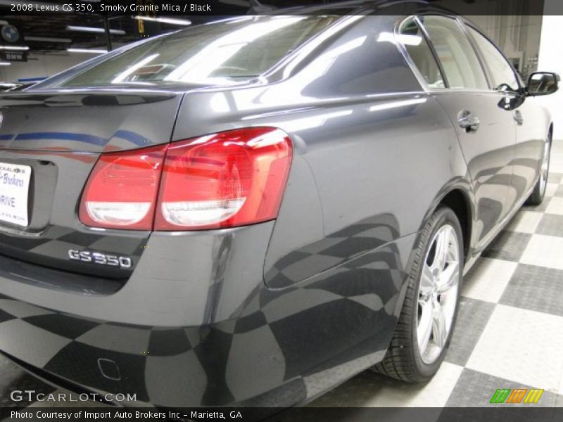 Smoky Granite Mica / Black 2008 Lexus GS 350