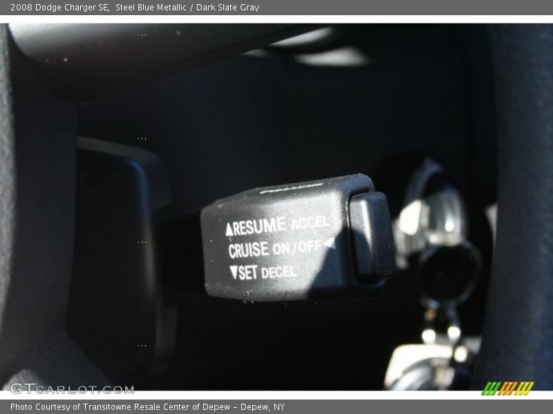 Steel Blue Metallic / Dark Slate Gray 2008 Dodge Charger SE