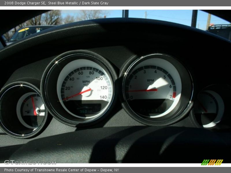 Steel Blue Metallic / Dark Slate Gray 2008 Dodge Charger SE