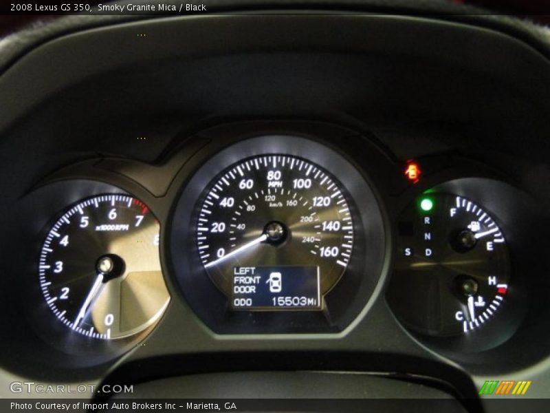  2008 GS 350 350 Gauges
