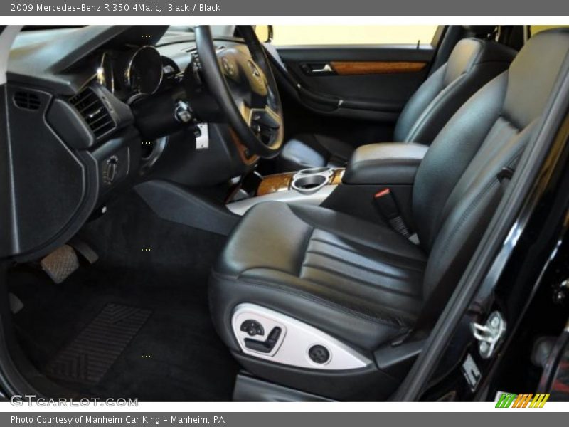  2009 R 350 4Matic Black Interior