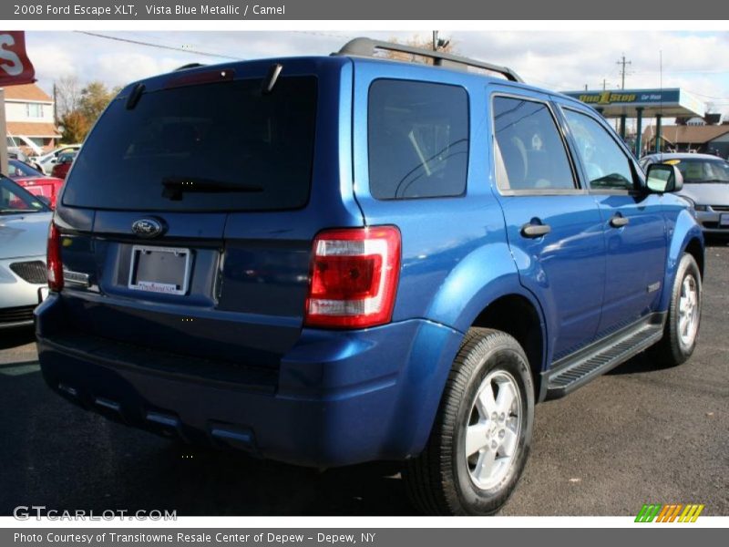 Vista Blue Metallic / Camel 2008 Ford Escape XLT