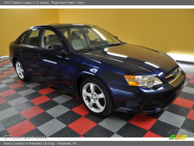 Regal Blue Pearl / Ivory 2007 Subaru Legacy 2.5i Sedan