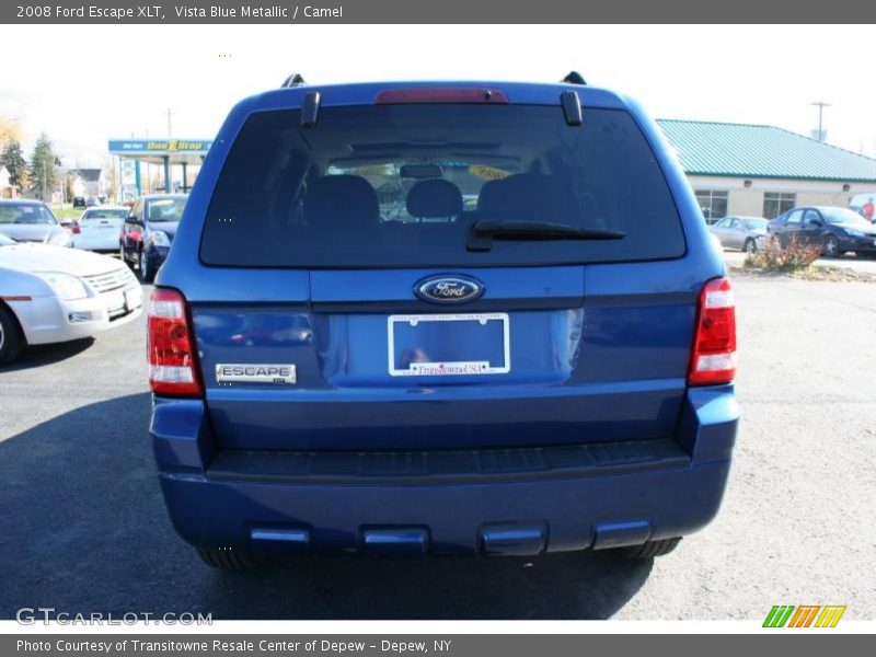 Vista Blue Metallic / Camel 2008 Ford Escape XLT