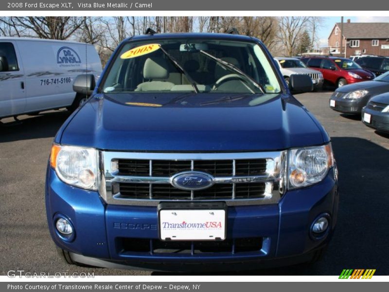 Vista Blue Metallic / Camel 2008 Ford Escape XLT