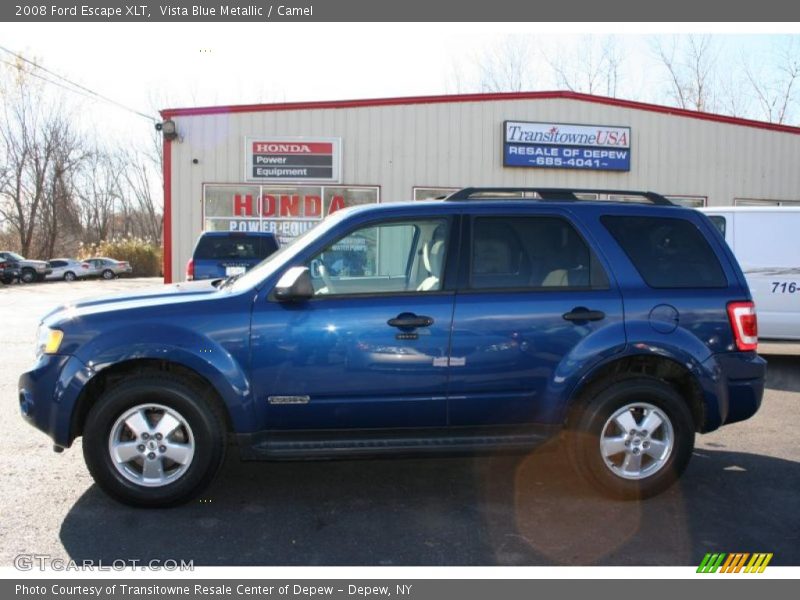 Vista Blue Metallic / Camel 2008 Ford Escape XLT