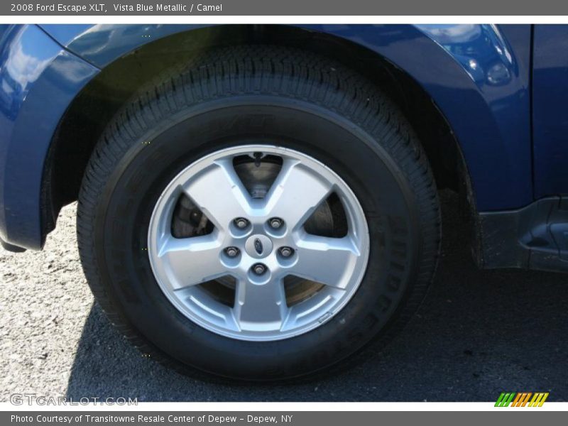 Vista Blue Metallic / Camel 2008 Ford Escape XLT