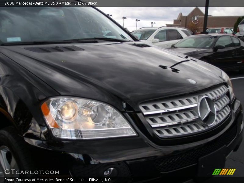 Black / Black 2008 Mercedes-Benz ML 350 4Matic
