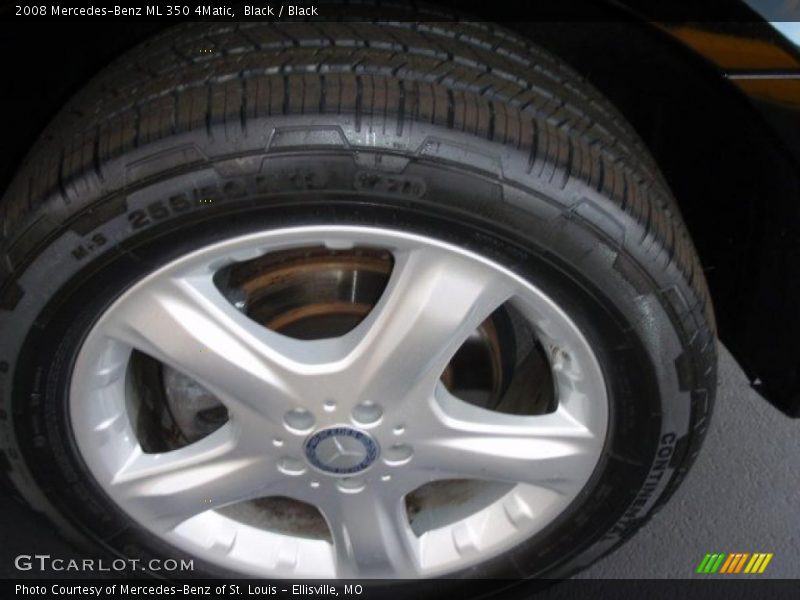 Black / Black 2008 Mercedes-Benz ML 350 4Matic