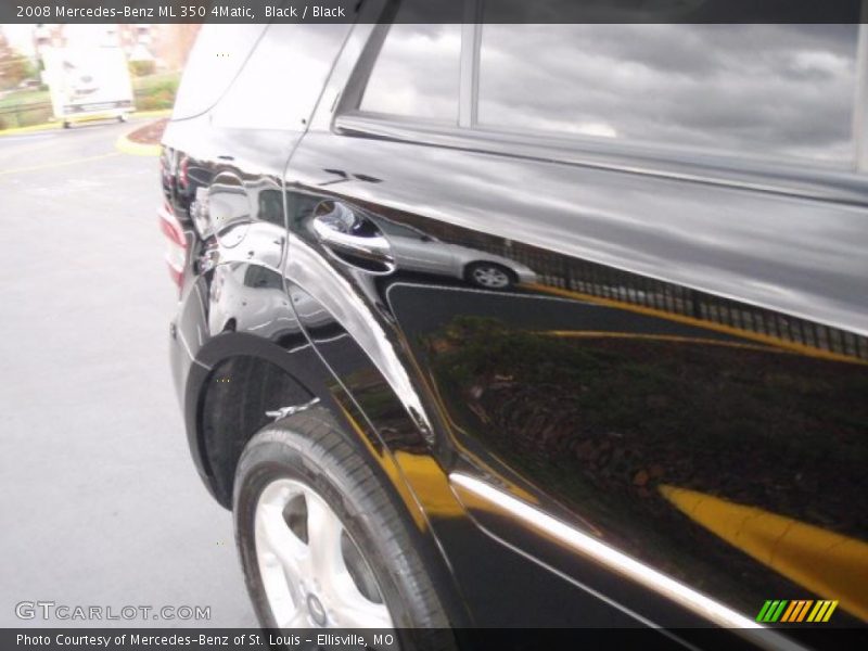 Black / Black 2008 Mercedes-Benz ML 350 4Matic
