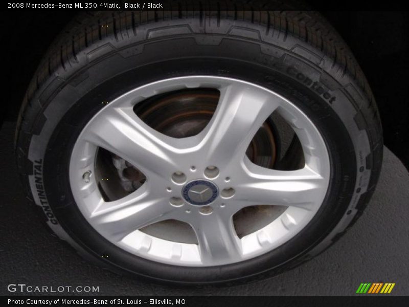 Black / Black 2008 Mercedes-Benz ML 350 4Matic