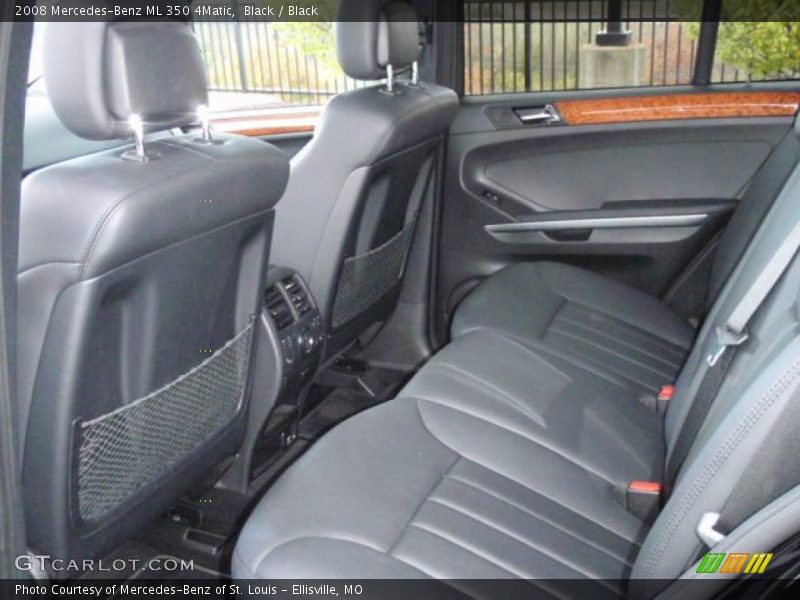 Black / Black 2008 Mercedes-Benz ML 350 4Matic