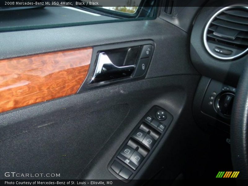 Black / Black 2008 Mercedes-Benz ML 350 4Matic