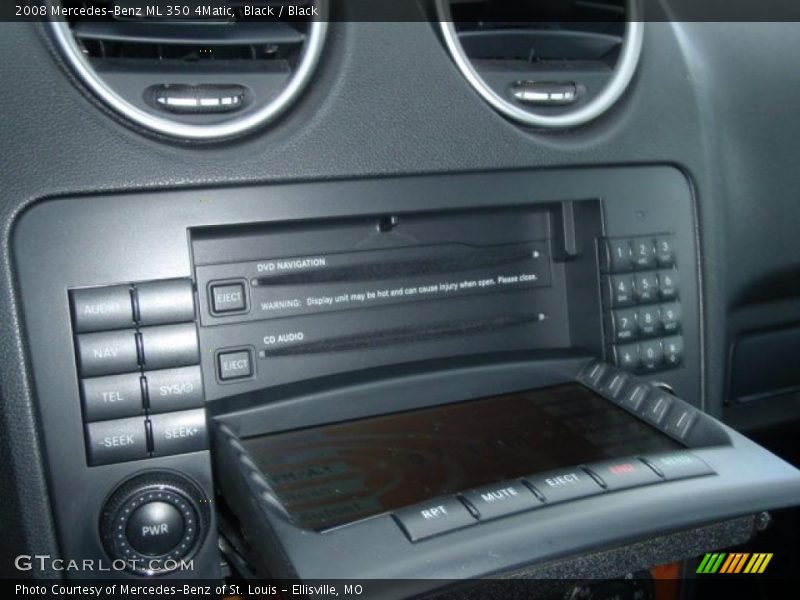 Black / Black 2008 Mercedes-Benz ML 350 4Matic