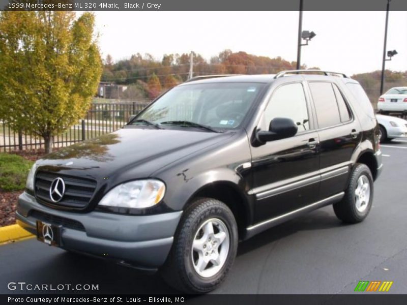 Black / Grey 1999 Mercedes-Benz ML 320 4Matic