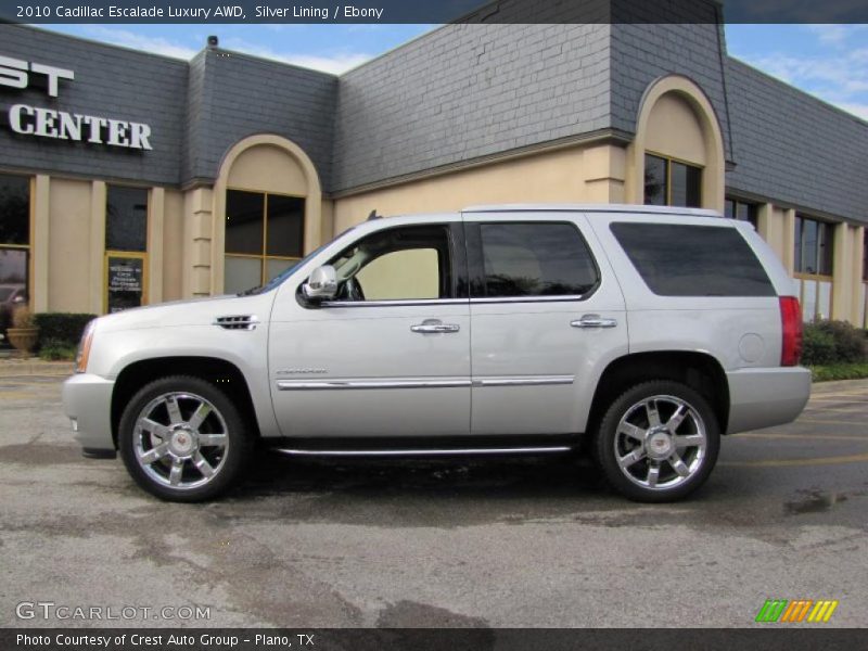 Silver Lining / Ebony 2010 Cadillac Escalade Luxury AWD