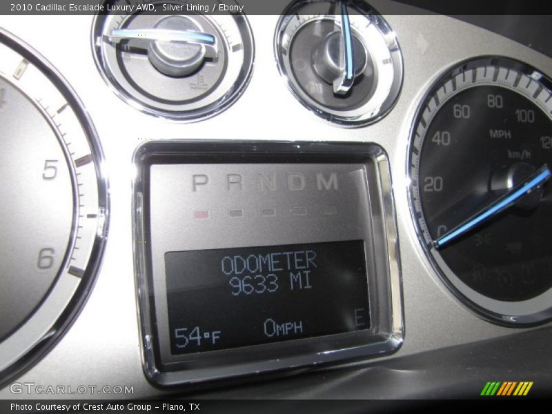 Silver Lining / Ebony 2010 Cadillac Escalade Luxury AWD