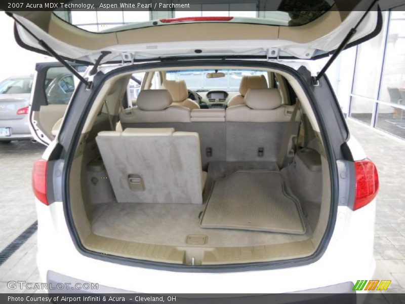Aspen White Pearl / Parchment 2007 Acura MDX Technology