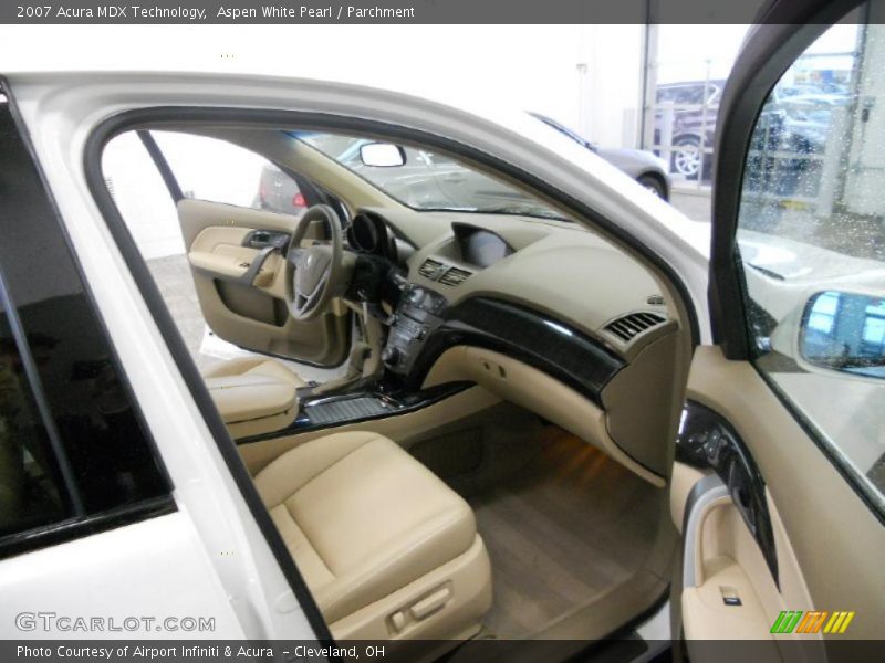 Aspen White Pearl / Parchment 2007 Acura MDX Technology