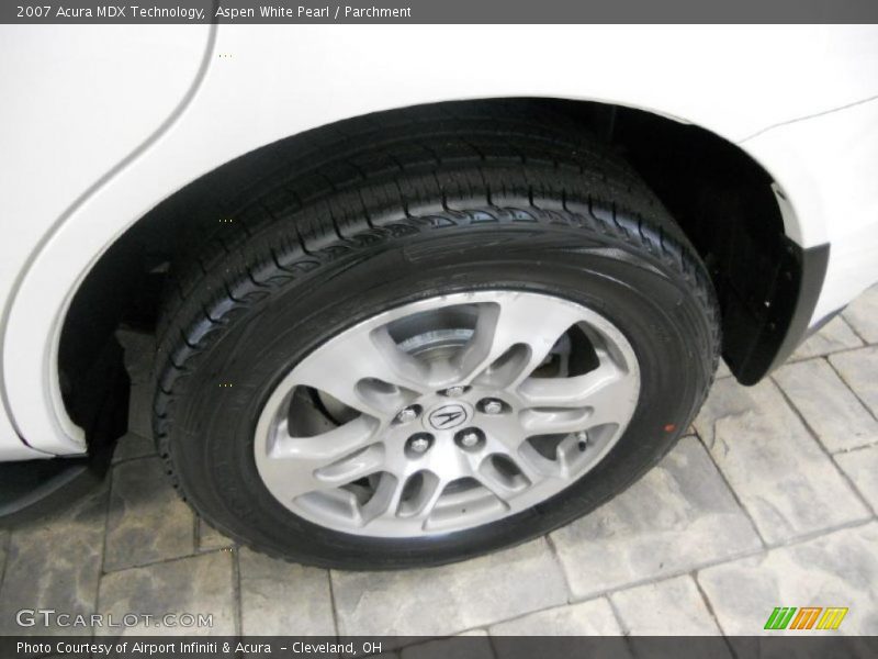 Aspen White Pearl / Parchment 2007 Acura MDX Technology