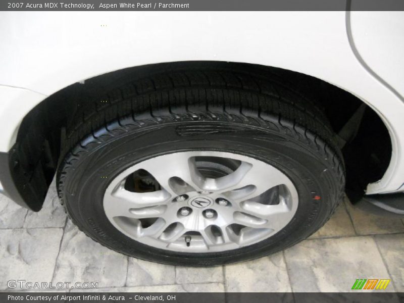 Aspen White Pearl / Parchment 2007 Acura MDX Technology