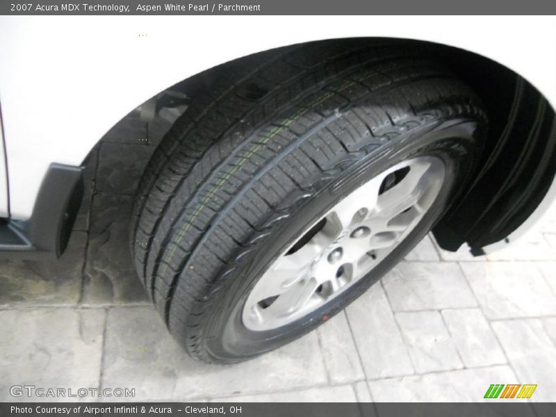 Aspen White Pearl / Parchment 2007 Acura MDX Technology