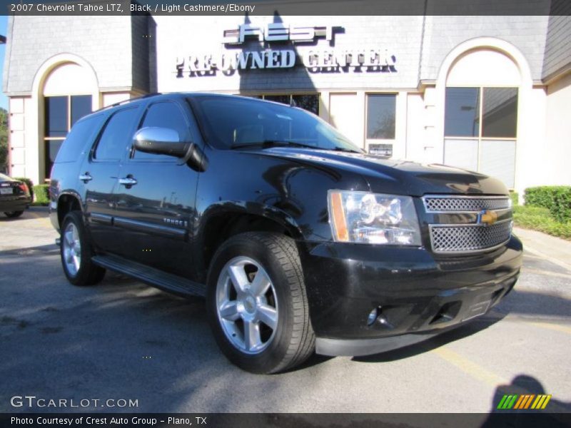 Black / Light Cashmere/Ebony 2007 Chevrolet Tahoe LTZ