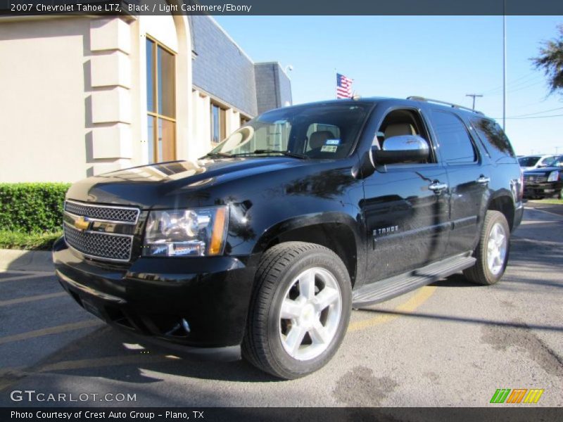 Black / Light Cashmere/Ebony 2007 Chevrolet Tahoe LTZ