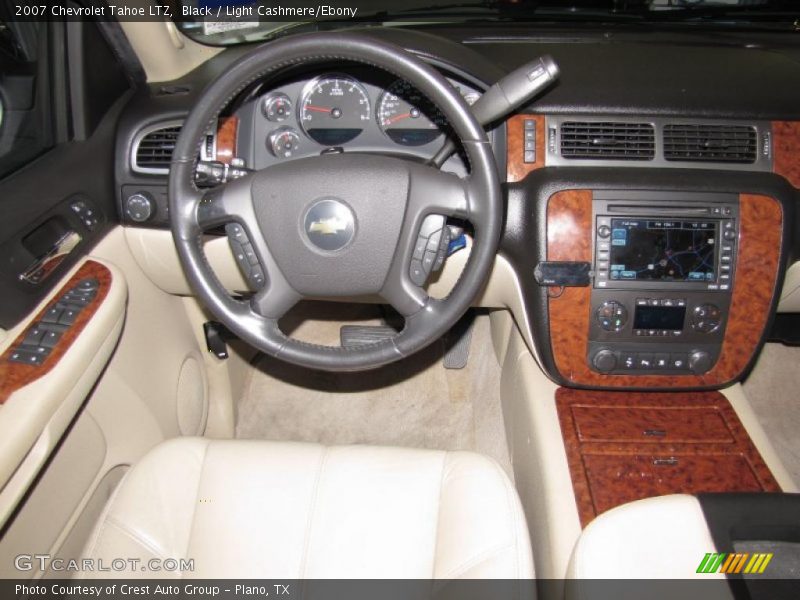 Black / Light Cashmere/Ebony 2007 Chevrolet Tahoe LTZ