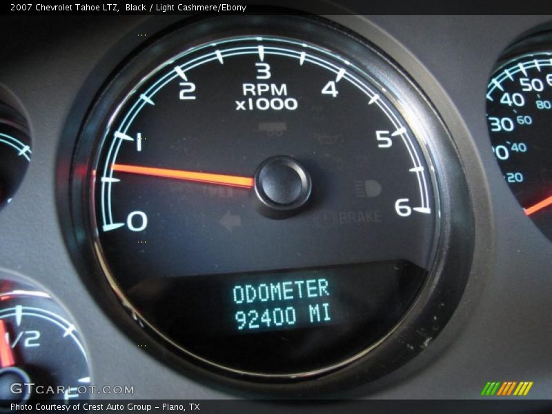 Black / Light Cashmere/Ebony 2007 Chevrolet Tahoe LTZ
