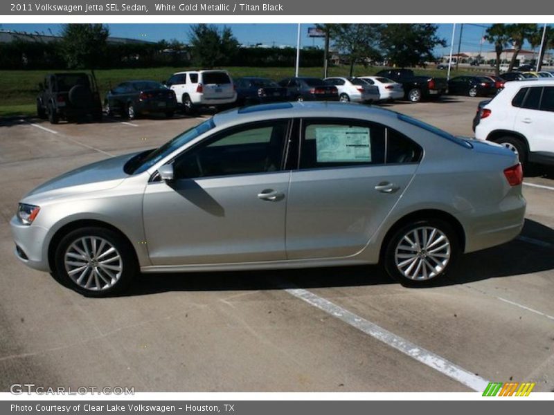  2011 Jetta SEL Sedan White Gold Metallic
