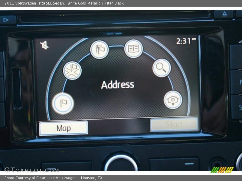 Navigation of 2011 Jetta SEL Sedan