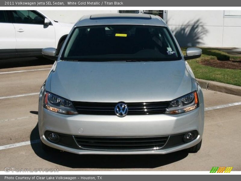 White Gold Metallic / Titan Black 2011 Volkswagen Jetta SEL Sedan