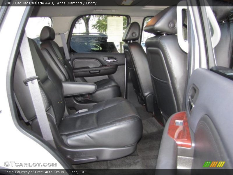 White Diamond / Ebony 2008 Cadillac Escalade AWD