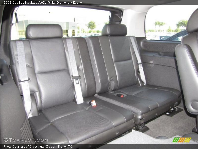 White Diamond / Ebony 2008 Cadillac Escalade AWD