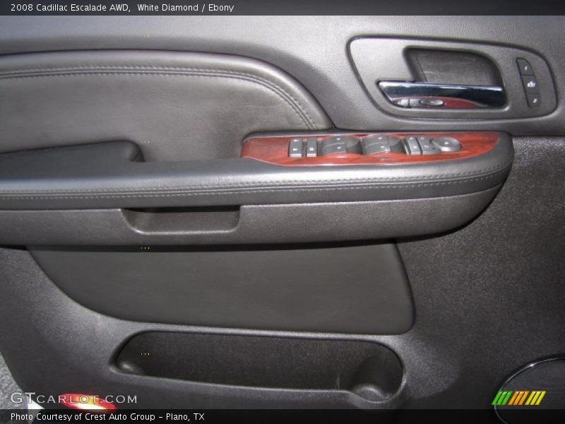 White Diamond / Ebony 2008 Cadillac Escalade AWD