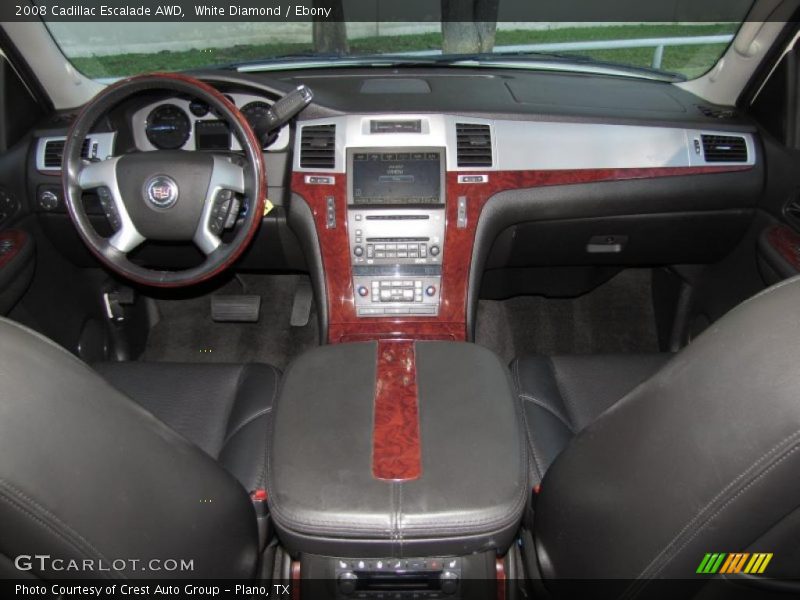 White Diamond / Ebony 2008 Cadillac Escalade AWD