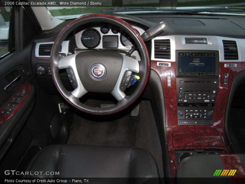 White Diamond / Ebony 2008 Cadillac Escalade AWD