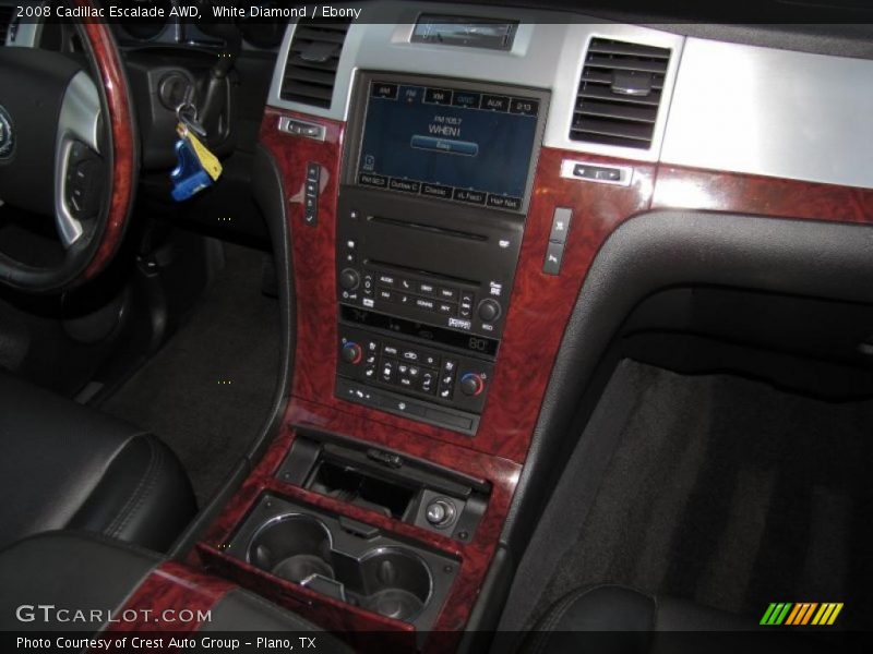 White Diamond / Ebony 2008 Cadillac Escalade AWD