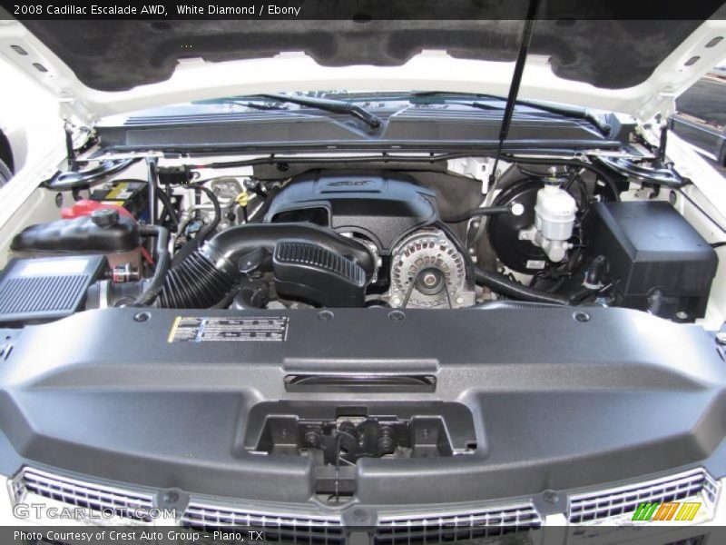 White Diamond / Ebony 2008 Cadillac Escalade AWD
