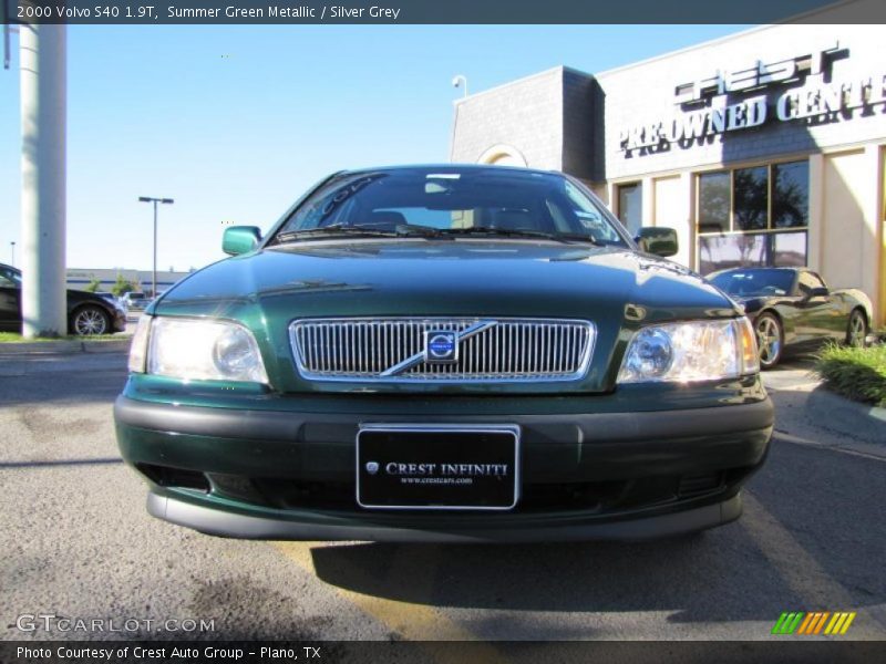 Summer Green Metallic / Silver Grey 2000 Volvo S40 1.9T