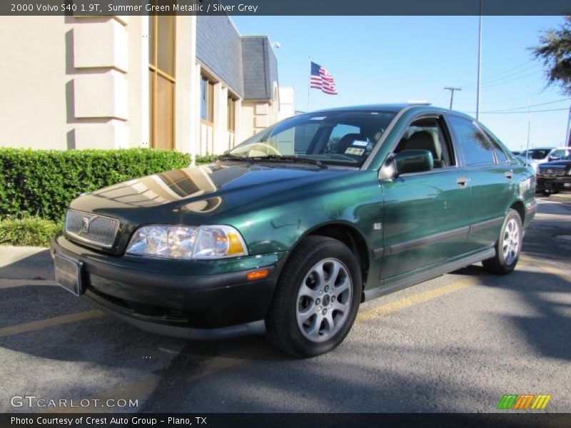 Summer Green Metallic / Silver Grey 2000 Volvo S40 1.9T