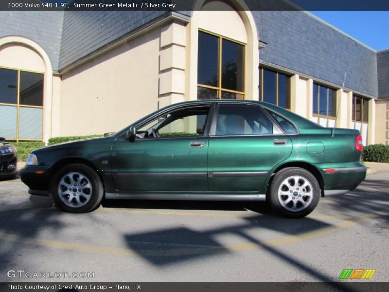 Summer Green Metallic / Silver Grey 2000 Volvo S40 1.9T