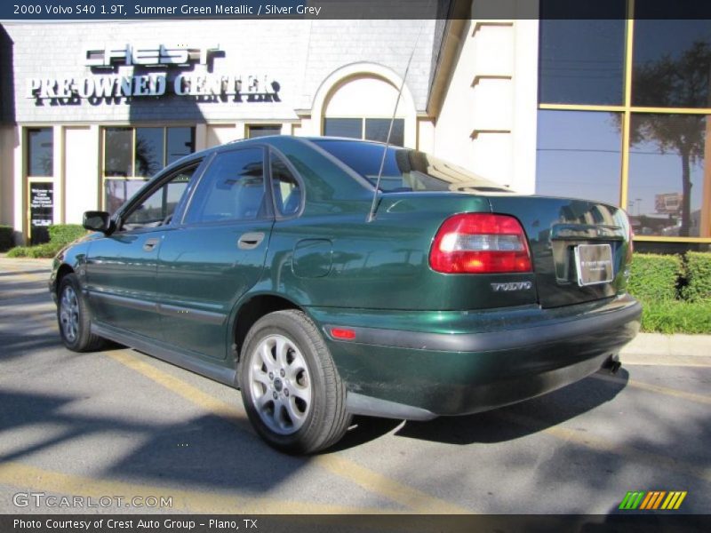 Summer Green Metallic / Silver Grey 2000 Volvo S40 1.9T