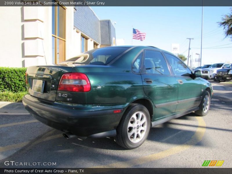 Summer Green Metallic / Silver Grey 2000 Volvo S40 1.9T