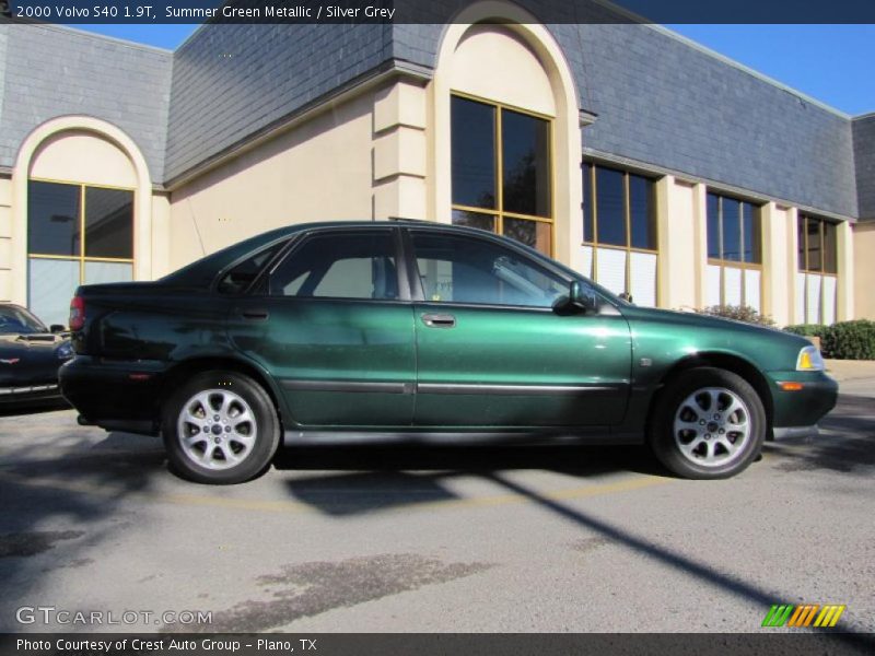 Summer Green Metallic / Silver Grey 2000 Volvo S40 1.9T