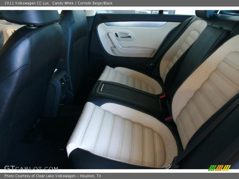  2011 CC Lux Cornsilk Beige/Black Interior
