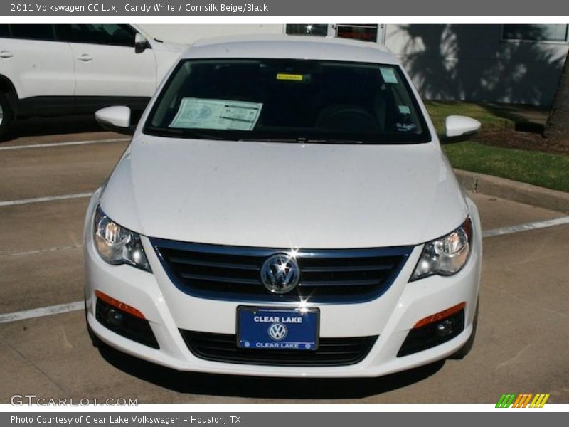 Candy White / Cornsilk Beige/Black 2011 Volkswagen CC Lux