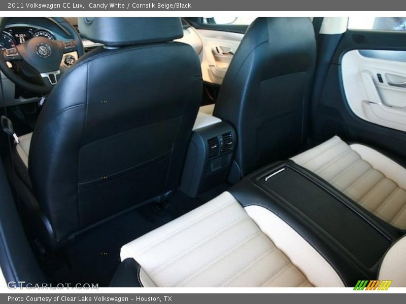  2011 CC Lux Cornsilk Beige/Black Interior